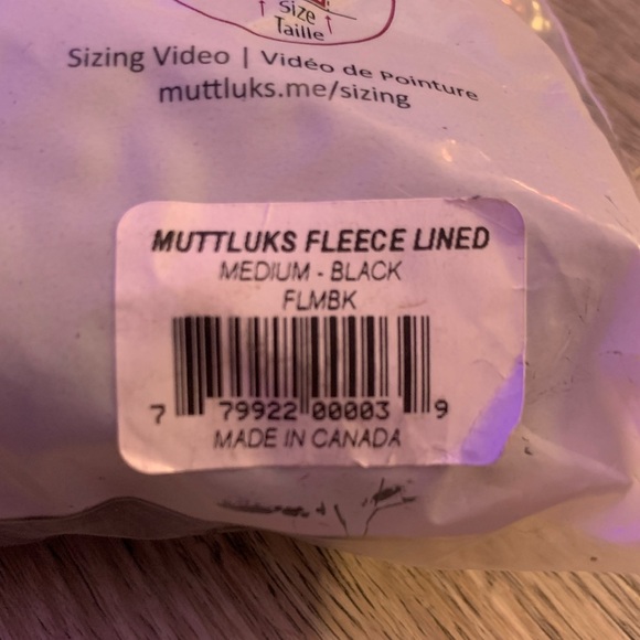 Muttluks Fleece Lined Black Dog Boots - Picture 7 of 7